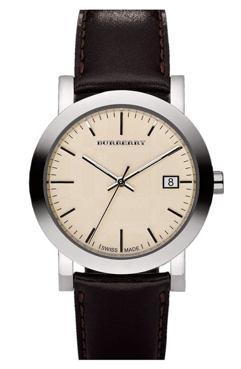 burberry watch leather|where to buy Burberry watches.